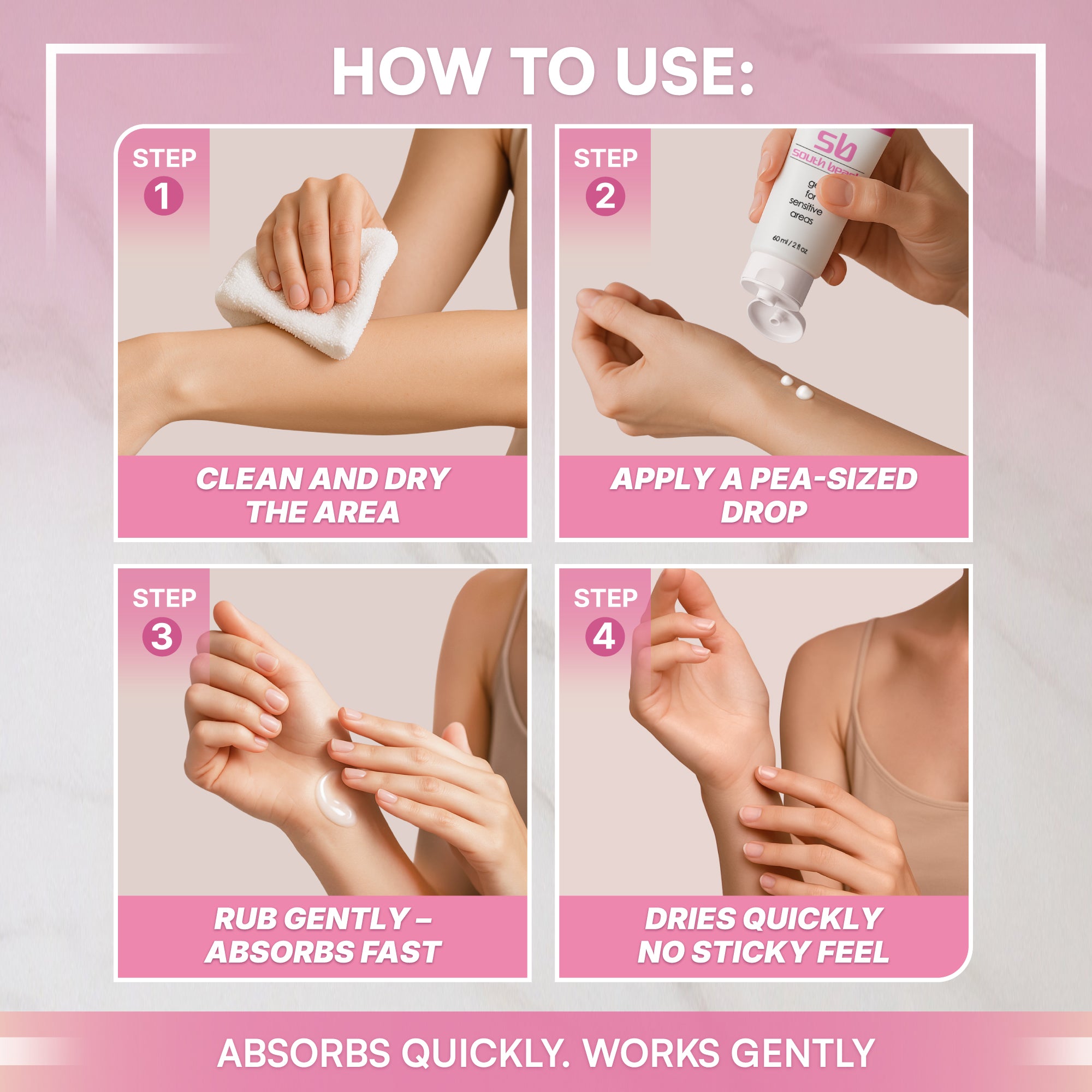 SB Skin Brightening Gel para zonas sensibles