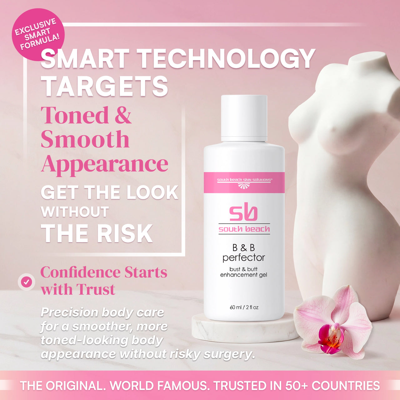 Gel para mejorar el busto y los glúteos SB
