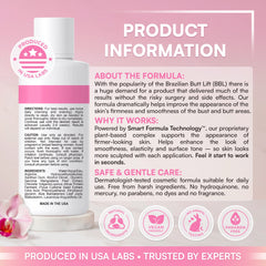 Gel para mejorar el busto y los glúteos SB