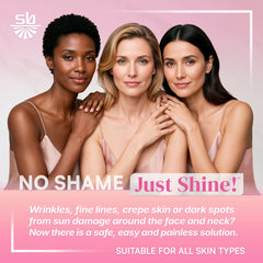 Borrador de arrugas, manchas oscuras y crepé SB