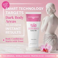 SB Skin Brightening Body Milk para rodillas, codos y parte interna de los muslos