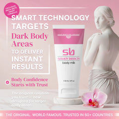 SB Skin Brightening Body Milk para rodillas, codos y parte interna de los muslos