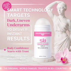 SB Skin Brightening Roll-on para axilas con desodorante natural