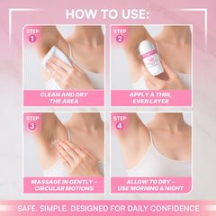 SB Skin Brightening Roll-on para axilas con desodorante natural